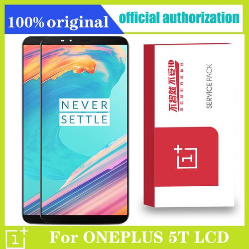 Original For OnePlus 5T display lcd touch Screen Assembly replacement for OnePlus 5T A5010 lcd display screen module