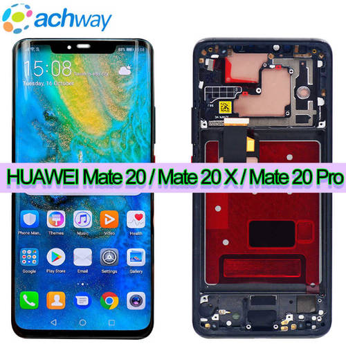 Tested Working For Huawei Mate 20 Display For Huawei Mate 20 Pro LCD Touch Screen Digitizer Assembly For Huawei Mate 20 X Screen
