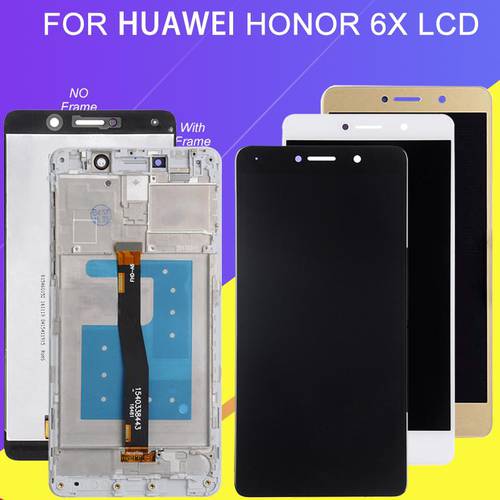 Catteny For Huawei Honor 6X Lcd With Frame Touch Screen Digitizer GR5 2017 Display Assembly Free Shipping