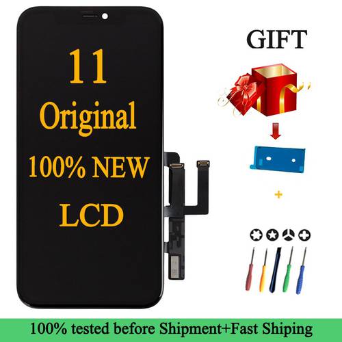 100% Original New Lcd For iPhone 11 New Display Touch With 3D Touch Screen Replacement Factory Display Screen For iphone 11 LCD