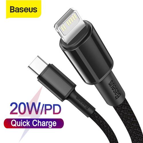 Baseus PD 20W USB C Cable for iPhone 13 12 Pro Max Fast Charge for iPhone USB C Cable USB Type C Cable Data Cable USB Charger