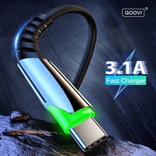 3.1A USB Type C Cable Micro USB Fast Charging Mobile Phone Android Charger Wire Cord For iPhone Xiaomi Mi 9 Redmi Samsung Huawei