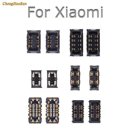 2pcs Battery Socket Inner FPC Connector Panel Clip For XiaoMi Mi 4C 4i Mix 2S Max Note 2 Redmi 3 Pro 3S 3X 4A Note 3 On Board