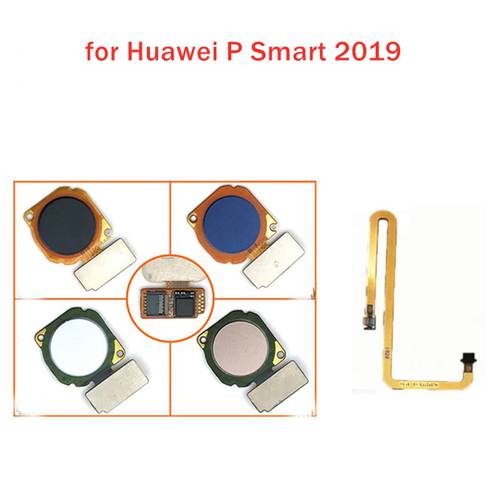 for Huawei P Smart 2019 Fingerprint Sensor Scanner Connector Home Button Key Touch ID Flex Cable Test QC Flex Cable Repair parts