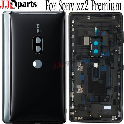For Sony xz2 premium Back Battery Cover Glass Panel Housing Cover For Sony xz2 premium Battery cover Housing case Replacement