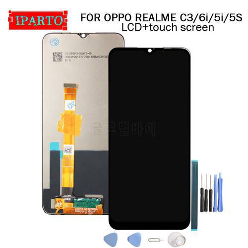 6.5inch for OPPO REALME C3 LCD Display+Touch Screen Digitizer Assembly 100% Original New LCD+Touch Digitizer for REALME 6i 5i 5s