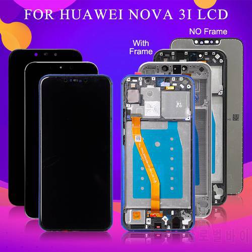 Catteny 6.3 Inch P Smart Plus Display For Huawei Nova 3i Lcd Touch Screen Digitizer Assembly With Frame