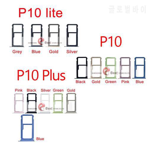 1pcs SIM Card Tray For Huawei P10 Plus P10 lite SIM Card Holder Slot Tray Container Replacement