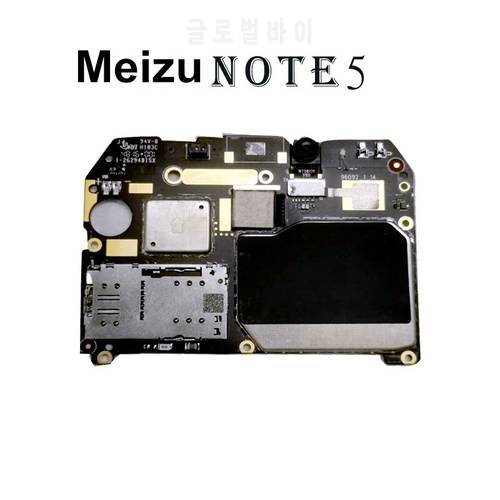 Unlocked Electronic Panel Mainboard Motherboard Circuits Flex Cable With Firmware For Meizu Meilan M5 note5 note 5 32G