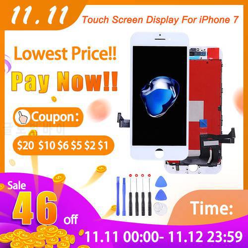 Grade AAA EBT For iPhone 7 8 Plus LCD With 3D Force Touch Screen Digitizer Assembly For iPhone 5S Display No Dead Pixel New