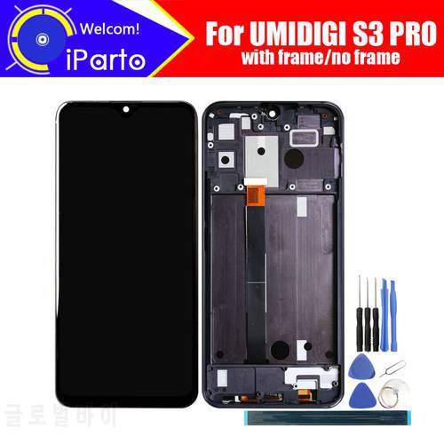 6.3 inch UMIDIGI S3 PRO LCD Display+Touch Screen Digitizer+Frame Assembly 100% Original LCD+Touch Digitizer for UMIDIGI S3 PRO