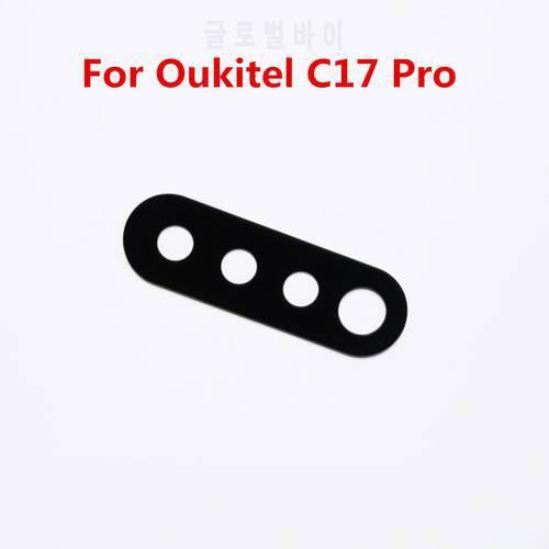 New Original For Oukitel C17 PRO 6.35inch Cellphone Rear Back Camera Lens Glass Cover Spare Parts Accessories
