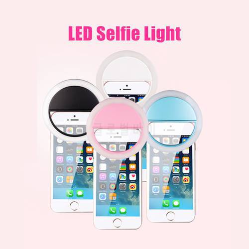 For Xiaomi 10 Redmi Note 9 9s 10 Pro Clip Universal Selfie LED Flash Ring Light Portable Lamp Mobile Phone Lens Luminous Ring