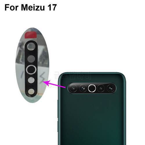 Tested New For Meizu 17 Rear Back Camera Glass Lens Meizu17 Repair Spare Parts Replacement