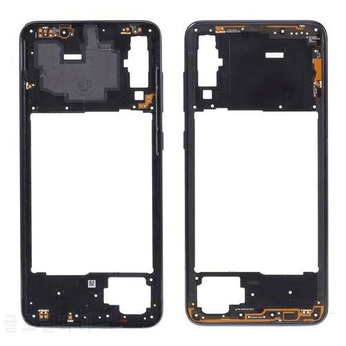 For Samsung Galaxy A70 SM-A705 Black/Blue/Grey/Orange Color Rear Back Housing Frame Middle Plate Frame