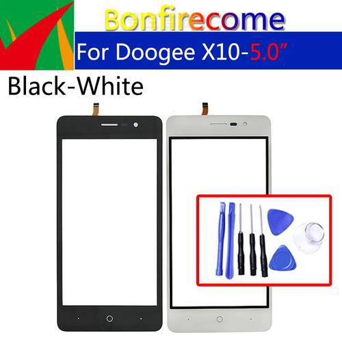 Touchscreen For Doogee X10 Touch Screen Panel Digitizer Sensor Replacement Touch Glass Lens No Lcd 5.0 inch