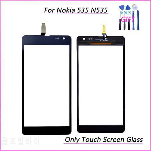 For Nokia Microsoft Lumia 535 Touchscreen Panel Digitizer Sensor 5.0&39&39 LCD Display Front Glass Phone Parts 2S 2C(No lcd）
