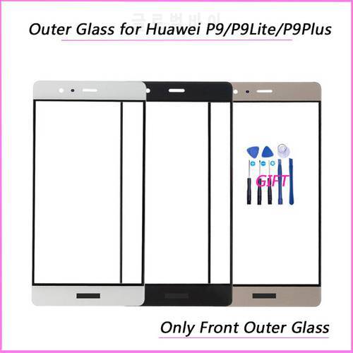 For Huawei P9 P9 Plus G9 P9Lite P9Plus Touch Screen Replacement Front Panel LCD Display Glass Lens Cover EVA-L19 VIE-L09 VIE-129