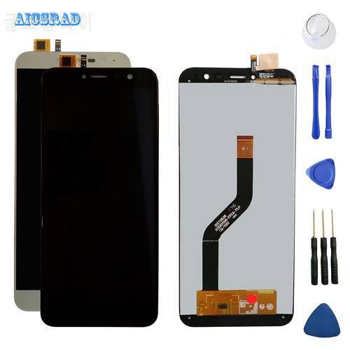 AICSRAD original 1440*720 black gold for Cubot X18 LCD Display +Touch Screen assembly Replacement with 