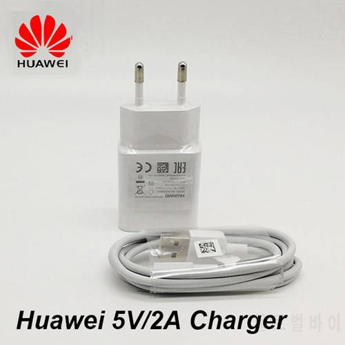 Original huawei Charger 5V 2A Power Adapter for Huawei P8 p smart Y9 mate 7 Honor 10i 20i 9i 8x 7x 5A 5C 6A 6X micro usb cable