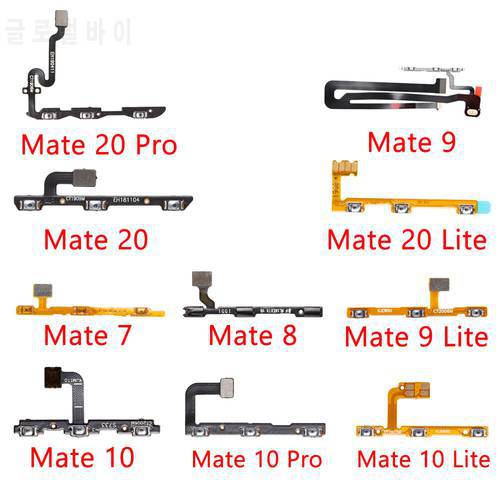 ON OFF Power Button Flex Cable Ribbon For HuaWei Mate 7 8 9 20 10 Pro Lite Mute Silence Volume Key Part
