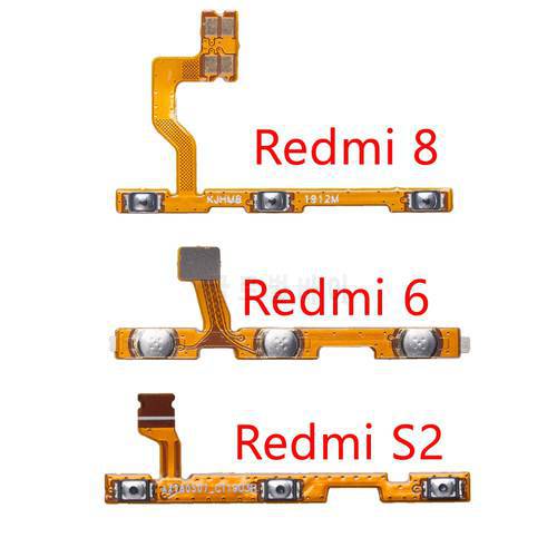 For XiaoMi Redmi 6 8 S2 Power On Off Button Volume Switch Key Control Flex Cable Ribbon