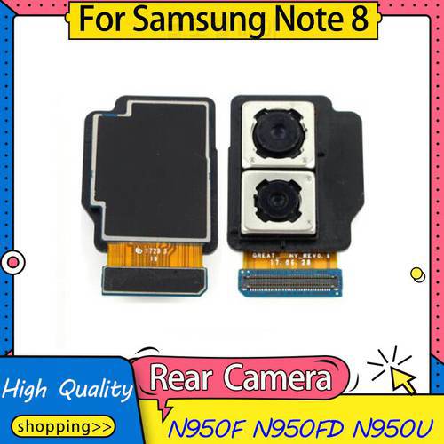 Free Shipping,Original Replacement Rear Camera For Samsung Galaxy Note 8 N950F N950FD N950U Back Rear Camera Module Flex Cable