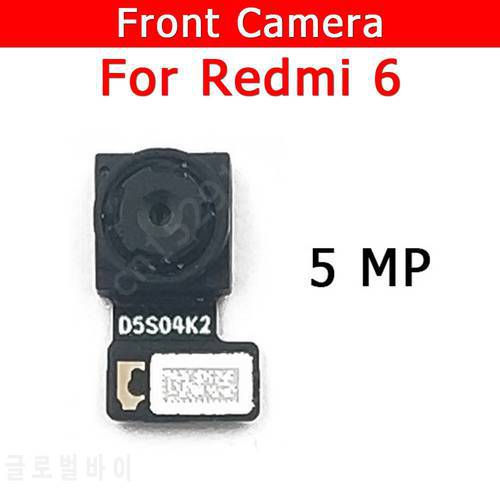 Original Front Camera For Xiaomi Redmi 6 Redmi6 Front Small Facing Camera Module Flex Cable Replacement Spare Parts
