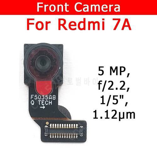 Original Front Camera For Xiaomi Redmi 7A Redmi7A 7 A Front Small Facing Camera Module Flex Cable Replacement Spare Parts