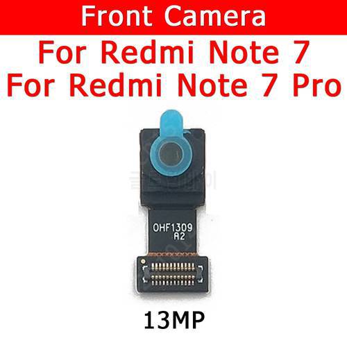 Original Front Camera For Xiaomi Redmi Note 7 Pro Note7 7Pro Front Small Facing Camera Module Flex Cable Replacement Spare Parts