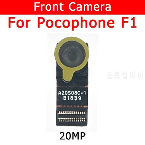 Original Front Camera For Xiaomi Mi Pocophone F1 Poco phone Front Small Facing Camera Module Flex Cable Replacement Spare Parts