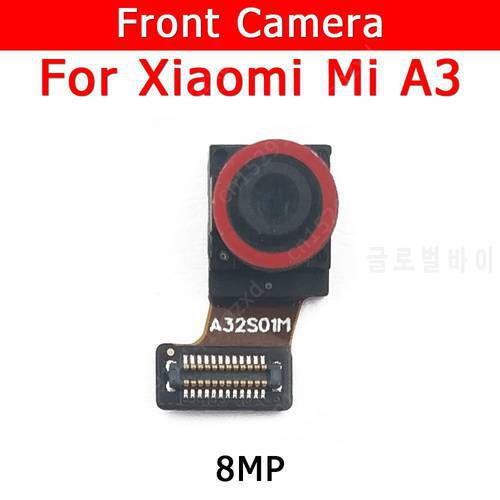 Original Front Camera For Xiaomi Mi A3 MiA3 CC9e Front Small Facing Camera Module Flex Cable Replacement Spare Parts