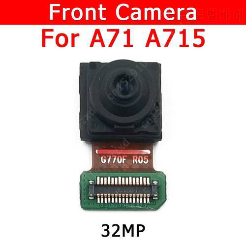 Original Front Camera For Samsung Galaxy A71 A715 Frontal Small Camera Module Mobile Phone Accessories Replacement Spare Parts