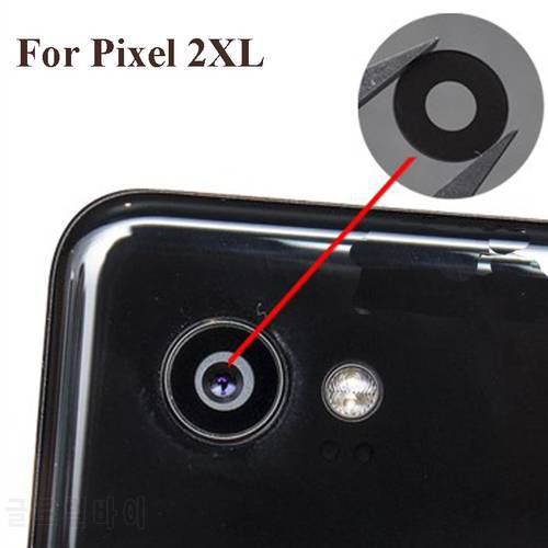 2PCS High quality For Google Pixel 2 XL 2XL Back Rear Camera Glass Lens Repairment Repair parts test good Pixel2 XL