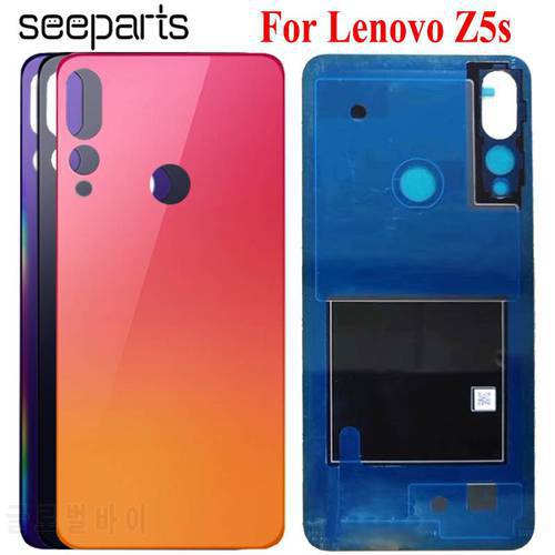 For Lenovo Z5s Back Battery Cover Rear Door Housing Case Panel Replacement Parts 6.3