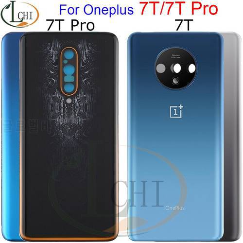 For Oneplus 7T Battery Cover Door 7TPro Back Housing Rear Case Replacement Parts For Oneplus 7T Pro Battery Back Cover