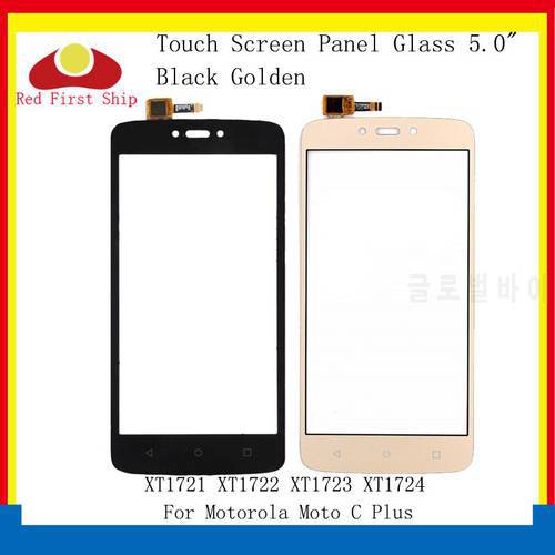 10Pcs/Lot Touch Screen For Motorola Moto C Plus XT1721 XT1722 XT1723 Touch Panel Digitizer Sensor Front Outer LCD Glass Lens