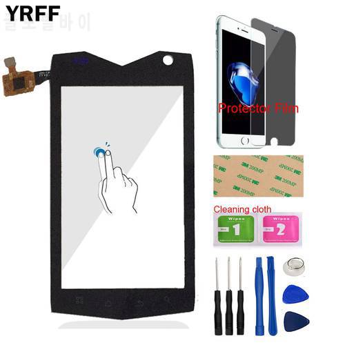 YRFF 4&39&39 Mobile Phone Front Glass For Texet TM-4082R TM-4104R X-driver Touch Screen Touch Digitizer Panel Glass Tools Adhesive
