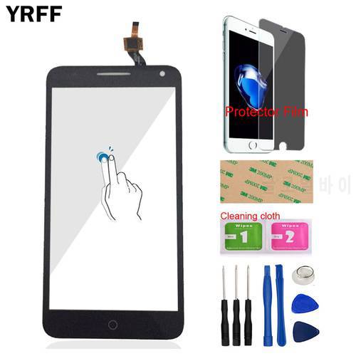 Touch Screen For Alcatel One Touch Pop 3 OT5025 5025D 5025 Touch Screen Glass Front Digitizer Panel Sensor Protector Film