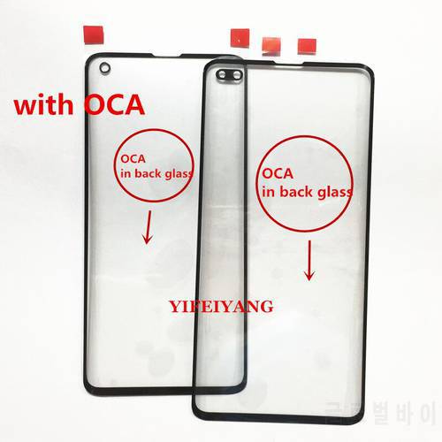 10pcs Front Outer Glass Lens With OCA For Samsung Galaxy S10 S10 S20 Plus Note10 9 8 S8 PLUS S9 PLUS Touch Screen LCD