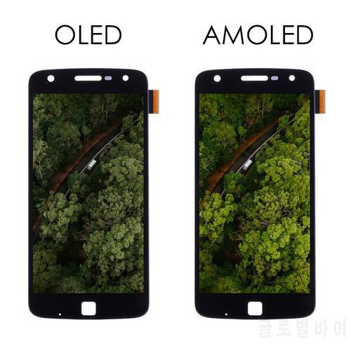 AMOLED LCD For Moto Z Play LCD Display Touch Screen Digitizer For Moto Z Play LCD Pantalla Full Assembly XT1635 XT1635-02