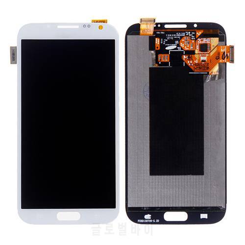 Original Display For Samsung Galaxy Note 2 N7100 LCD N7105 LCD With Frame Display Touch Screen Digitizer Assembly