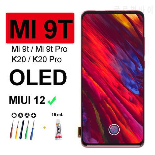 For M1903F10G OLED Display For XiaoMi Mi 9T Pro LCD With Frame Good Fingerprint For RedMi K20 Pro Touch Screen Assembly
