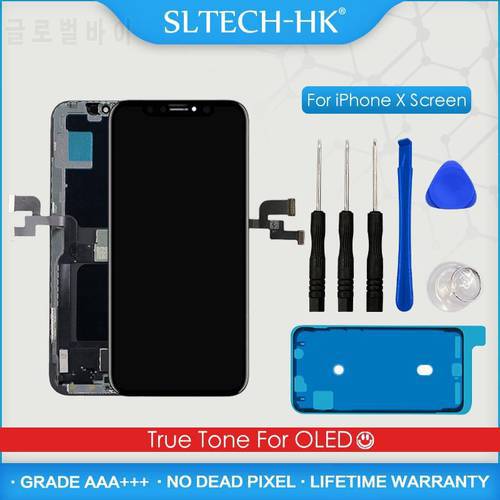 OLED For iPhone X XS Max Screen Replacement LCD For iPhone XR Display True Tone Assembled 3D Touch Face ID