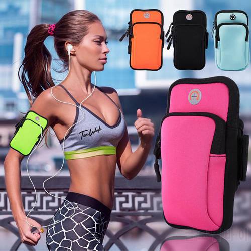 Multifunctional Outdoor Sports Armband Casual Arm Package Bag Gym Fitness Cell Phone Bag Key Holder for iPhone X Samsung
