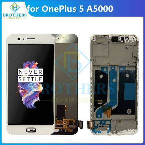 LCD For OnePlus 5 LCD Screen LCD Display for OnePlus 5 A5000 LCD Assembly Touch Screen Digitizer Phone Replacement Test Working