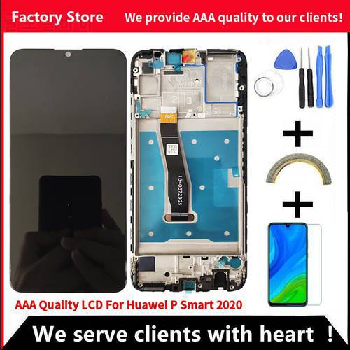 10-Touch AAA Quality LCD For Huawei P Smart 2020 LCD With Frame LCD Screen Display For P Smart 2020 LCD Display With Frame