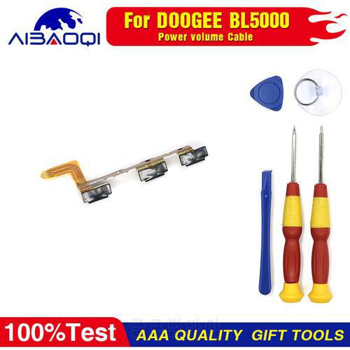 Power On/Off+ Volume FPC Key Up/Down Button Flex Cable FPC For Doogee BL5000 Phone Perfect Replacement Parts