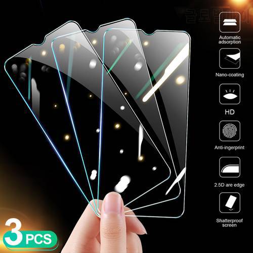 3Pcs Protective Glass on the For Huawei Honor 10 20 9X 9A 9S 8X 8C 8A 8S Tempered Glass Screen Protector Honor 9 10 20 Lite Film
