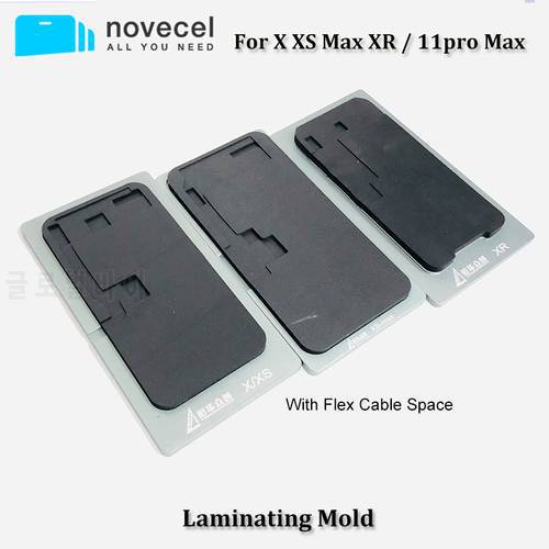 Laminating Mold for iPhone 11 12 13 pro X XS Max Mobile Phone Screen Laminate with Flex Cable Space fit Novecel q5 YMJ Laminator